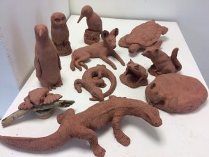 workshop animal sculptures
