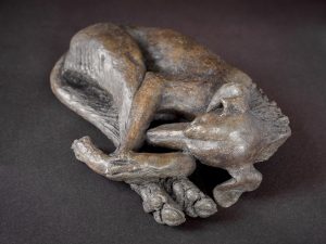 Bronze Lurcher Sculpture