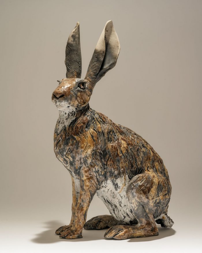 Hare Sculpture Sitting <span>Sold</span>