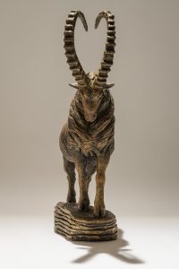 Ibex Sculpture Bronze