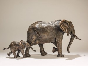 Bronze Elephant Sculptures