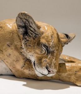 lion cub sculpture