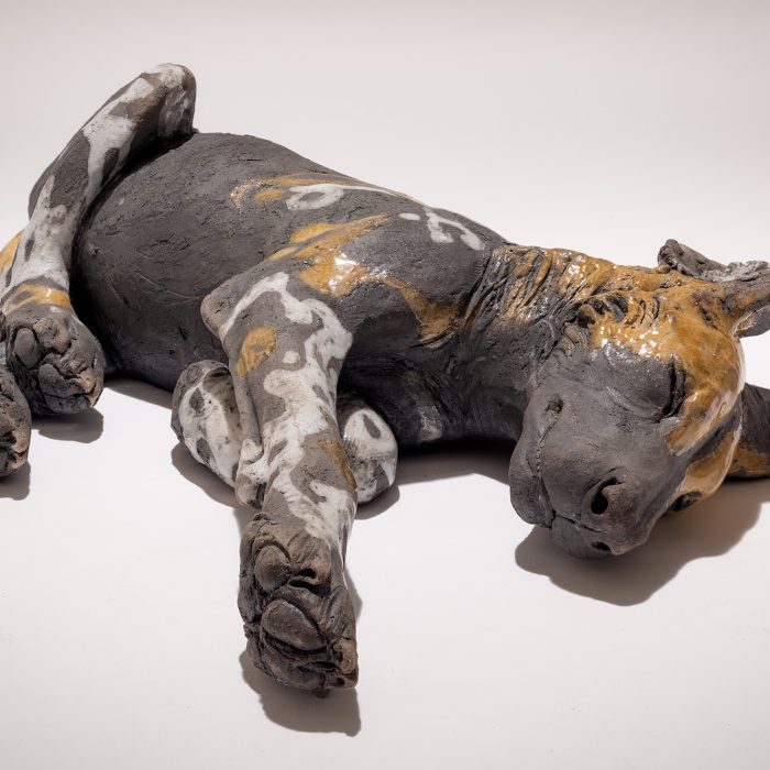 Wild Dog Sculpture (Lying) £2750