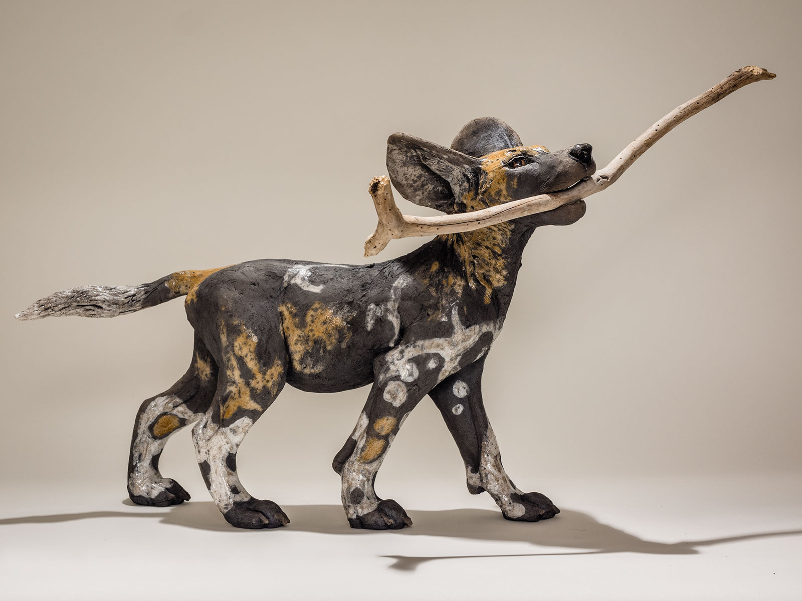Wild Dog Sculpture