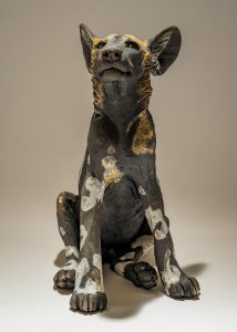 Sculpture Wild Dog Pup