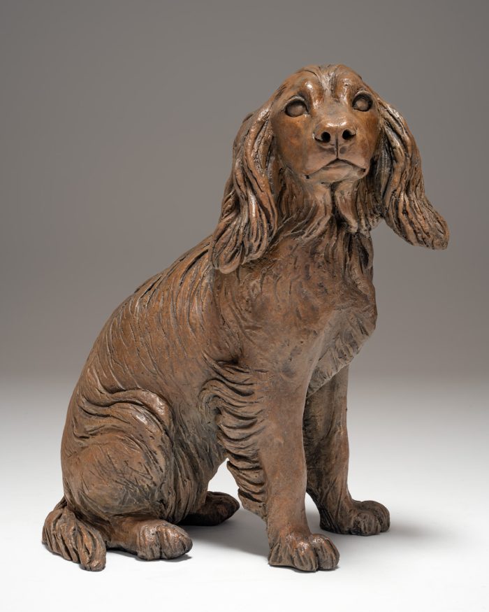 Working Cocker Spaniel Dog Sculpture