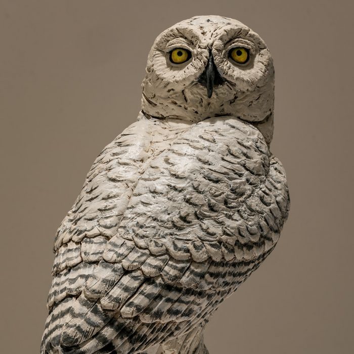Snowy Owl Sculpture