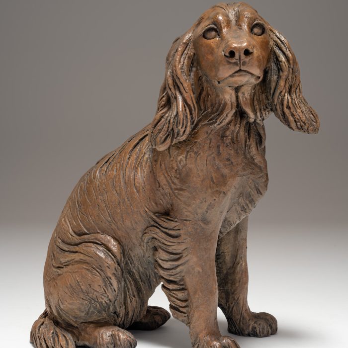 Working Cocker Spaniel Dog Sculpture
